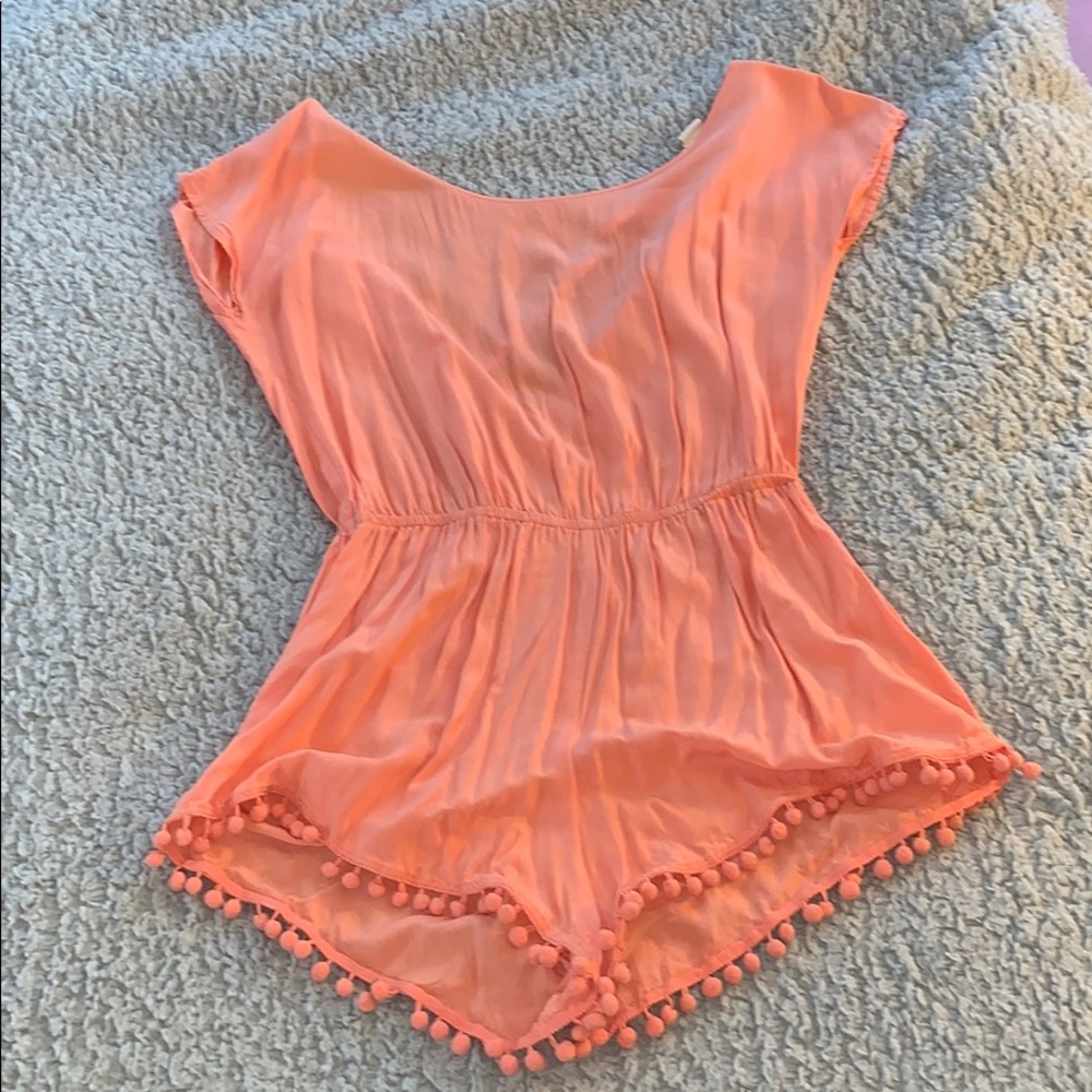 Orange Romper
